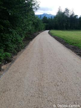 Izgradnja kolesarske povezave Kamnik–Godič (1)